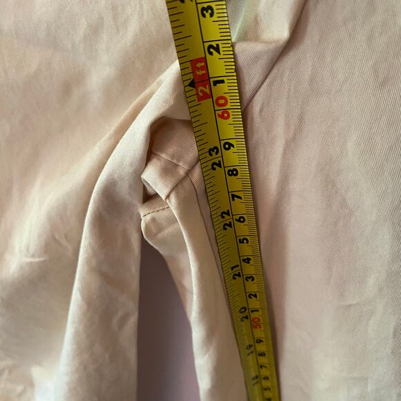 Zara Tan Khaki Cream Tan Cropped Barrel Leg Pants Cotton Boho Women's size XS - Picture 10 of 12